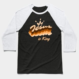 Jesus is King, Christian design Baseball T-Shirt